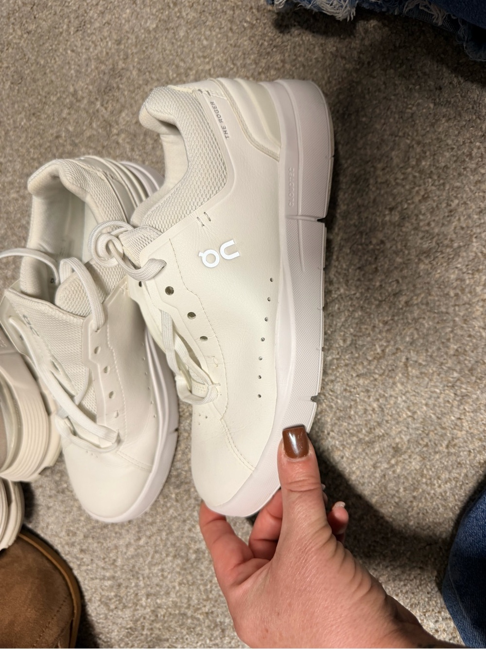 On Running Women's White Low-Profile Sneakers - Picture 2 of 4
